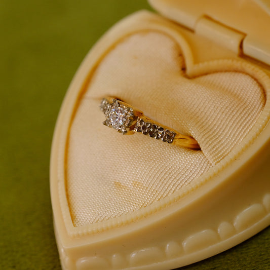 14K Gold 0.25 ct Diamond Ring
