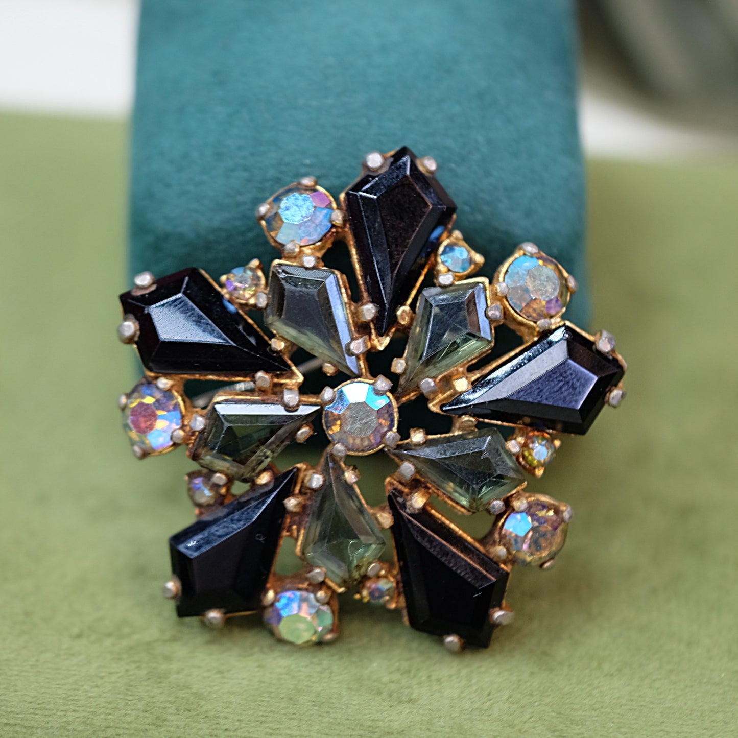 Vintage Elsa Schiaparelli Black Brooch 1950s
