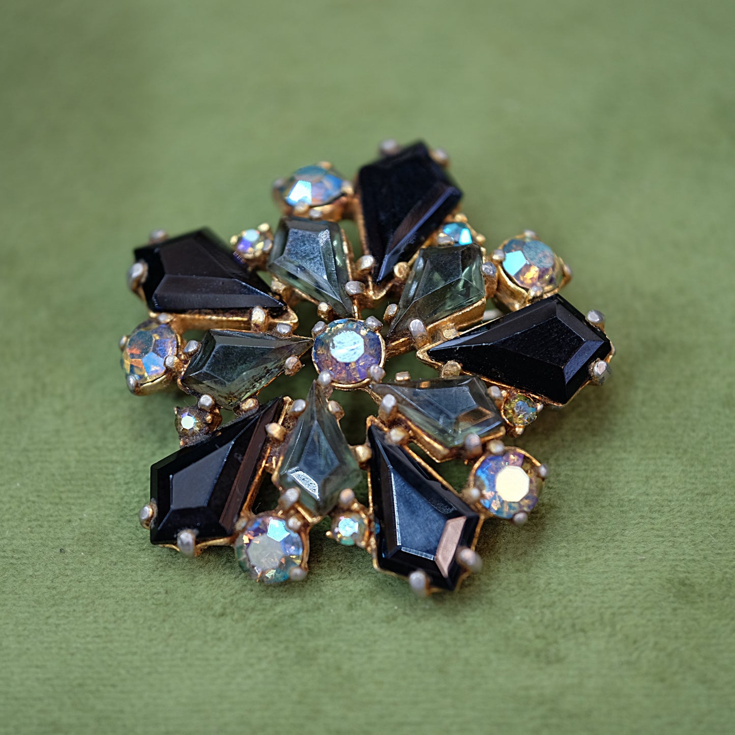 Vintage Elsa Schiaparelli Black Brooch 1950s