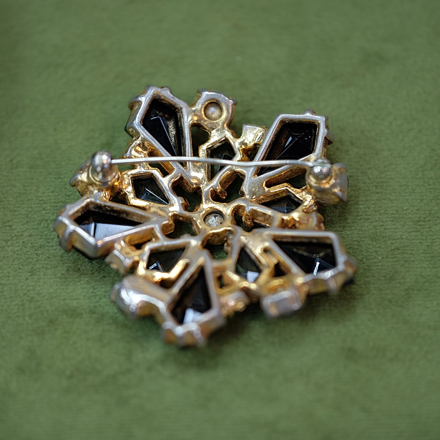 Vintage Elsa Schiaparelli Black Brooch 1950s