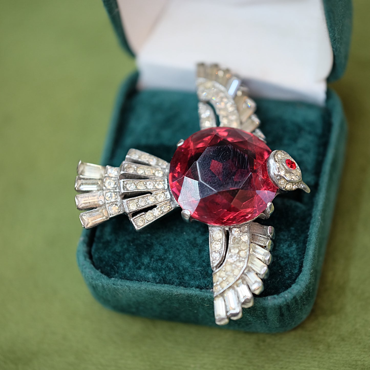 Trifari Sterling Bird brooch 1940s