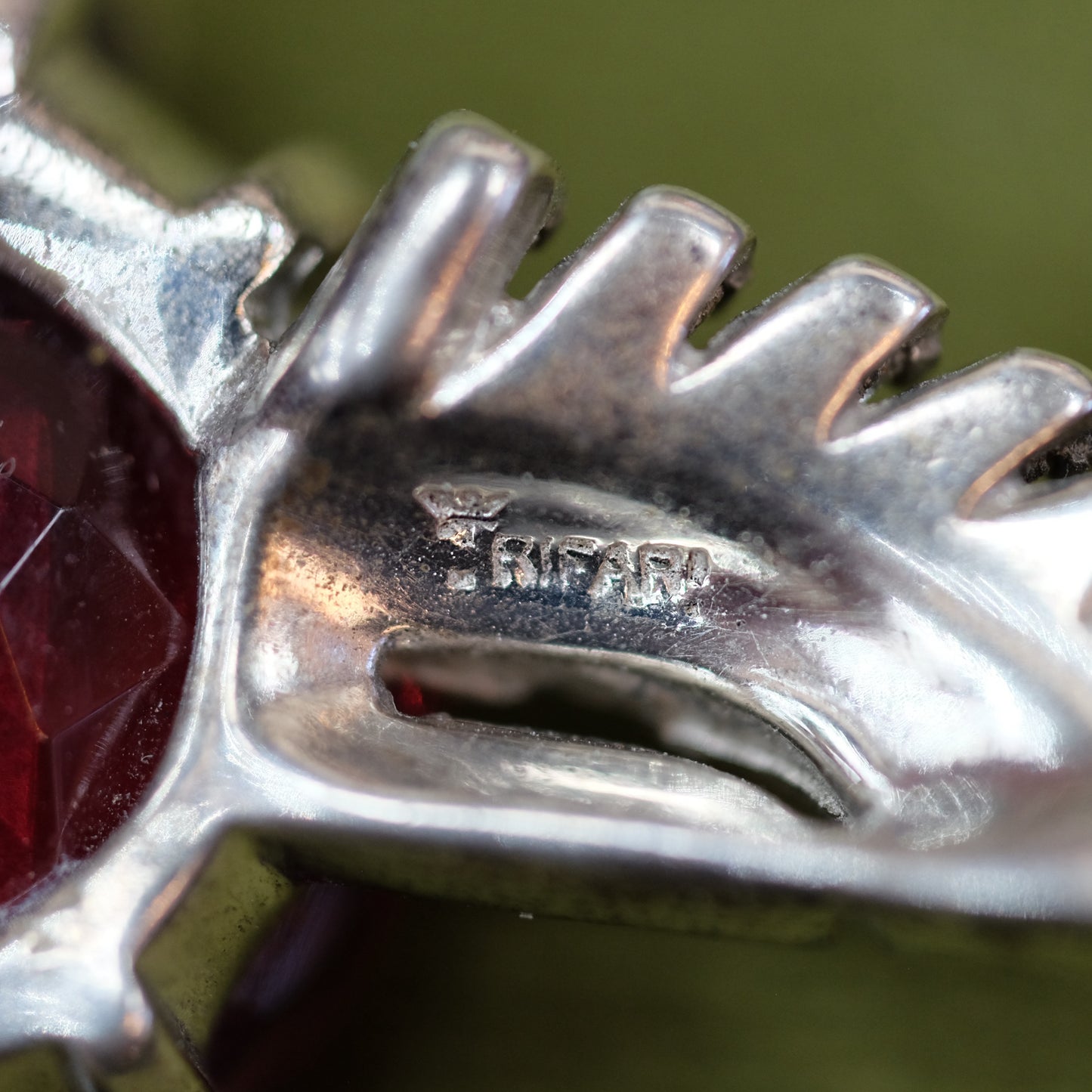 Trifari Sterling Bird brooch 1940s