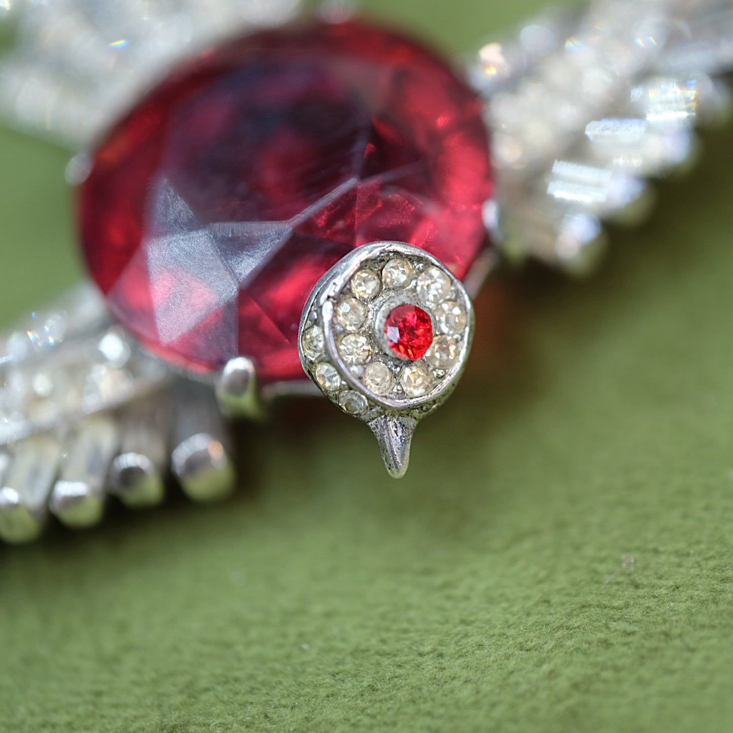 Trifari Sterling Bird brooch 1940s