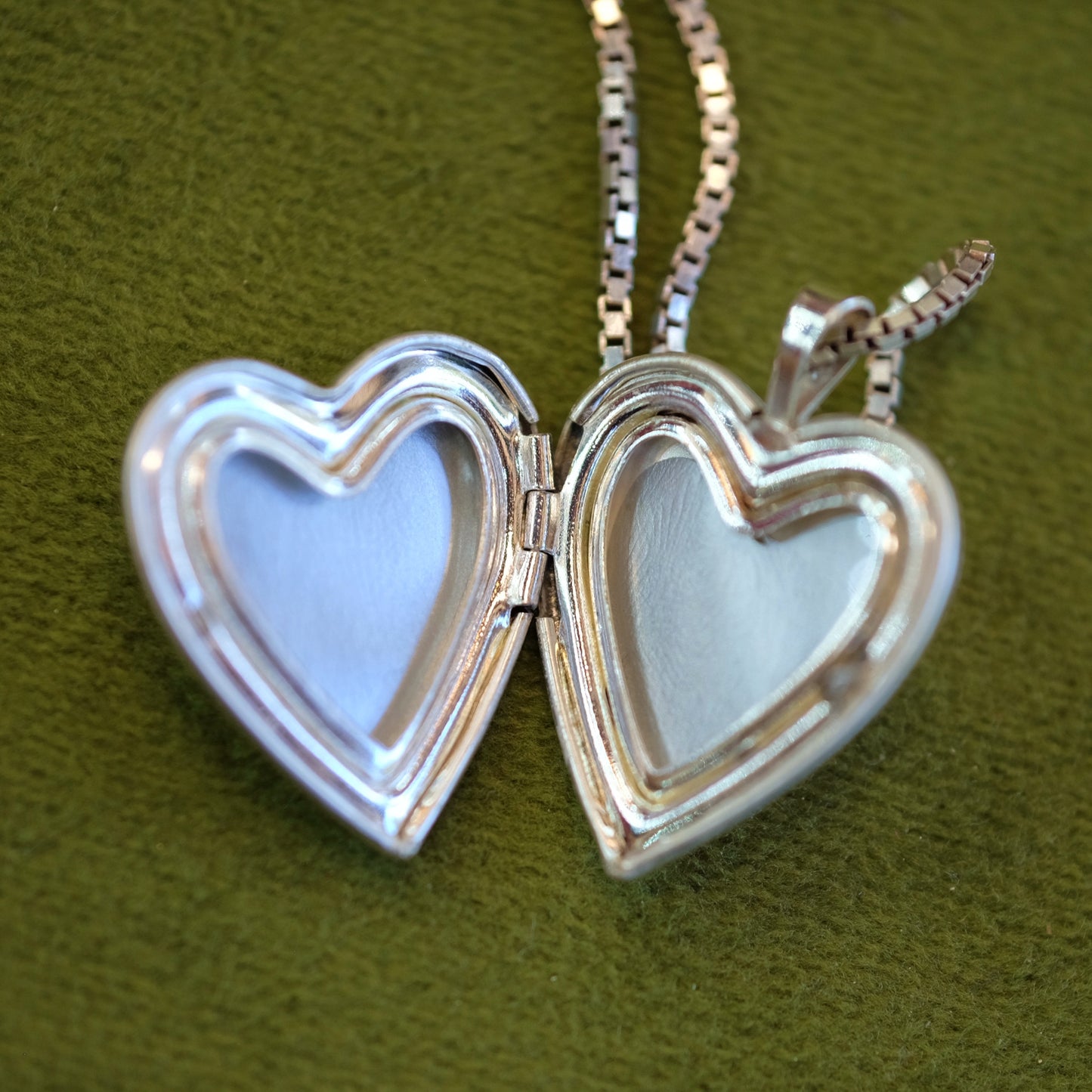 Silver Heart Mom Locket
