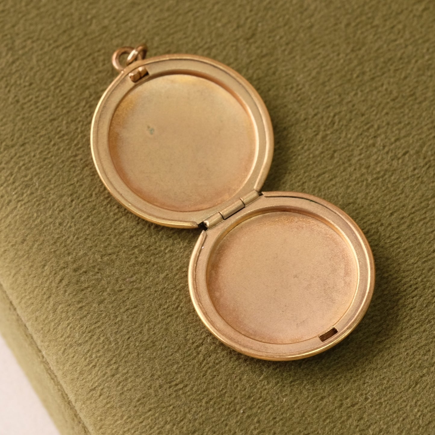 Gold Filled Locket with Flowers