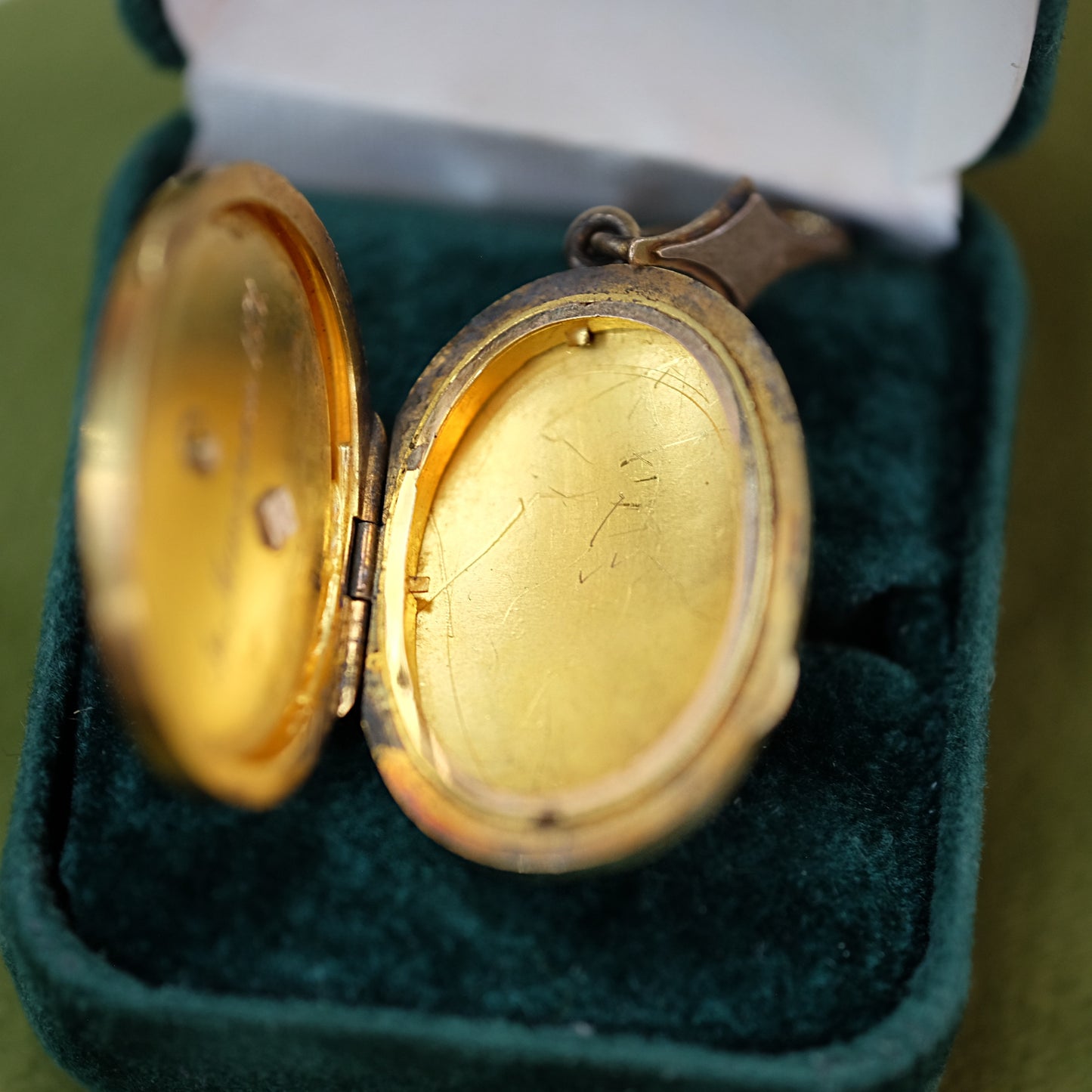 Victorian Gold Filled Locket with Seed Pearls