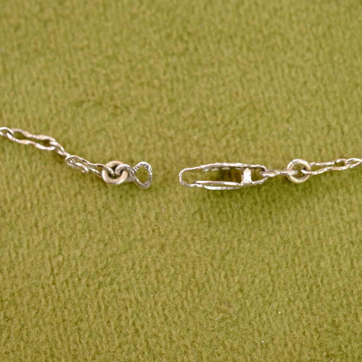 Art Deco Faux Sapphire Necklace 1930s