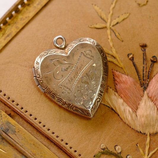Antique 10K Gold Filled "Mother" Locket