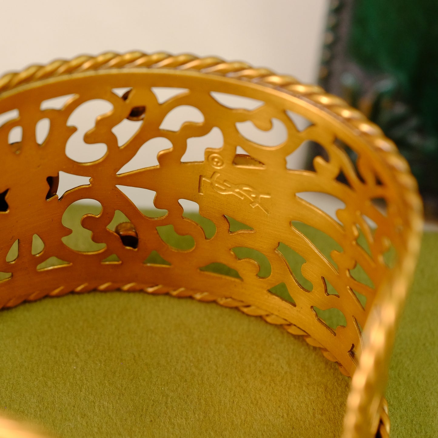 Vintage Yves Saint Laurent Wide Cuff 1990s