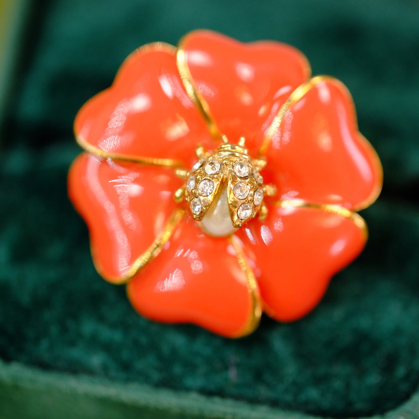 Vintage Costume Flower Ring