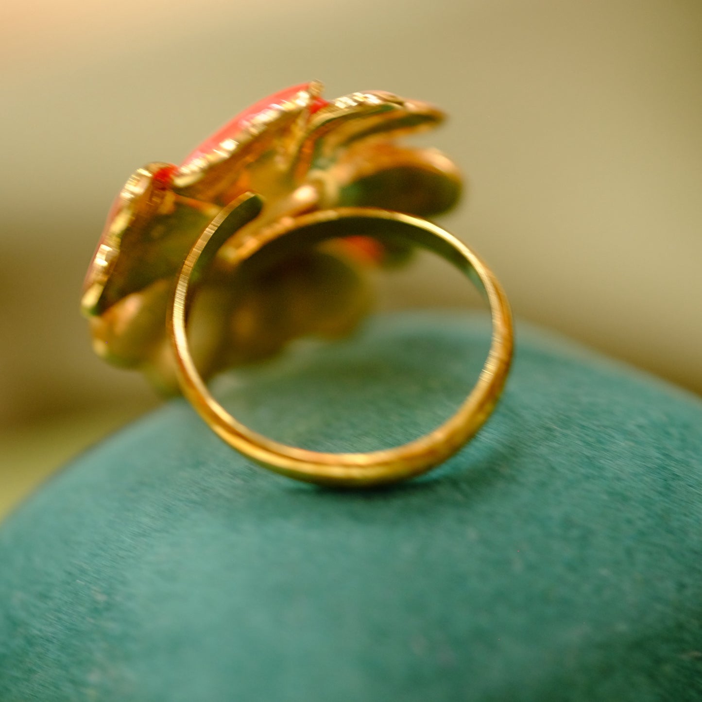 Vintage Costume Flower Ring