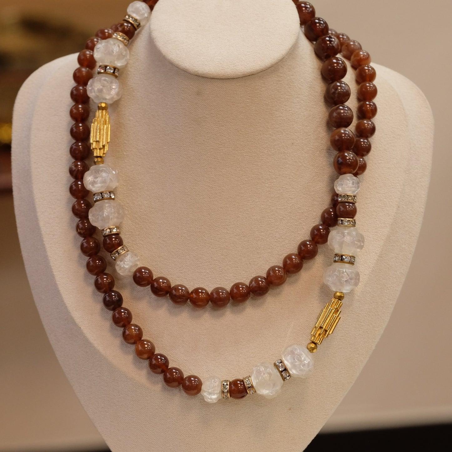 Cadoro Vintage Beads Necklace 1960s