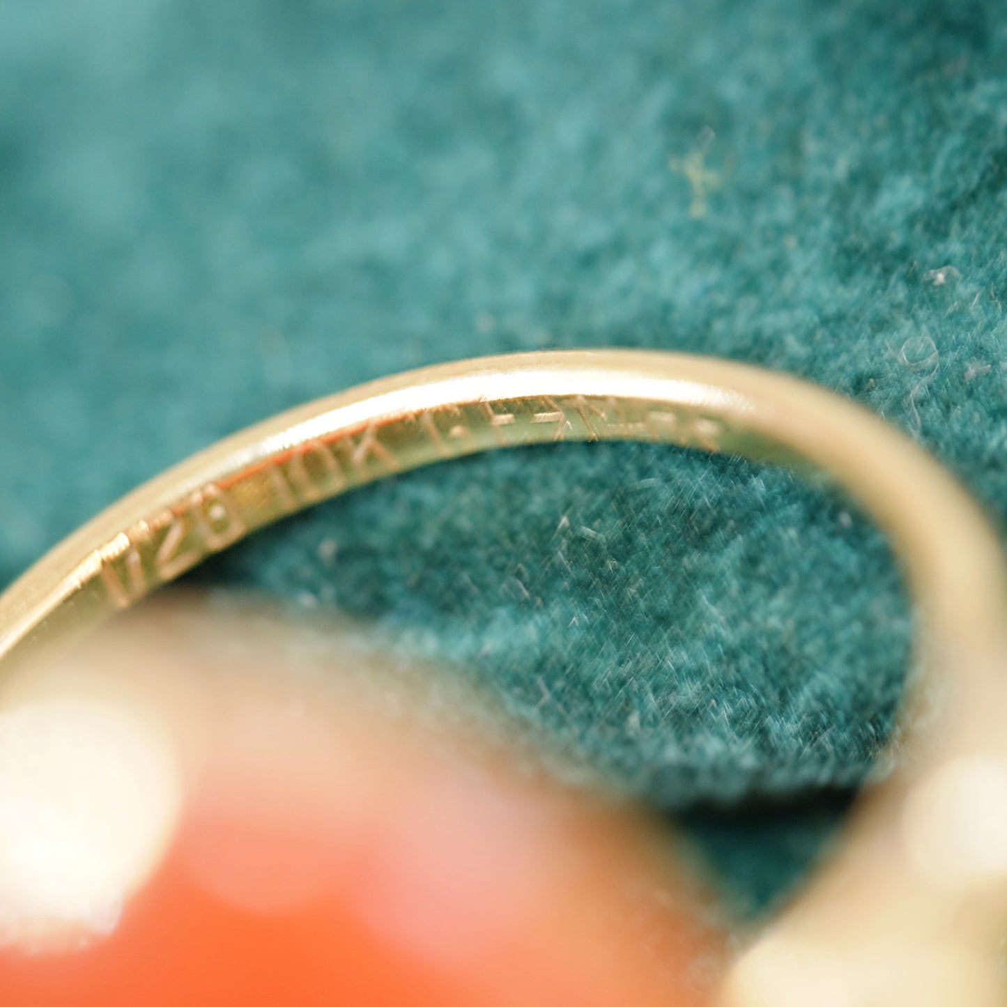 Victorian Carnelian Ring 10k Gold Filled