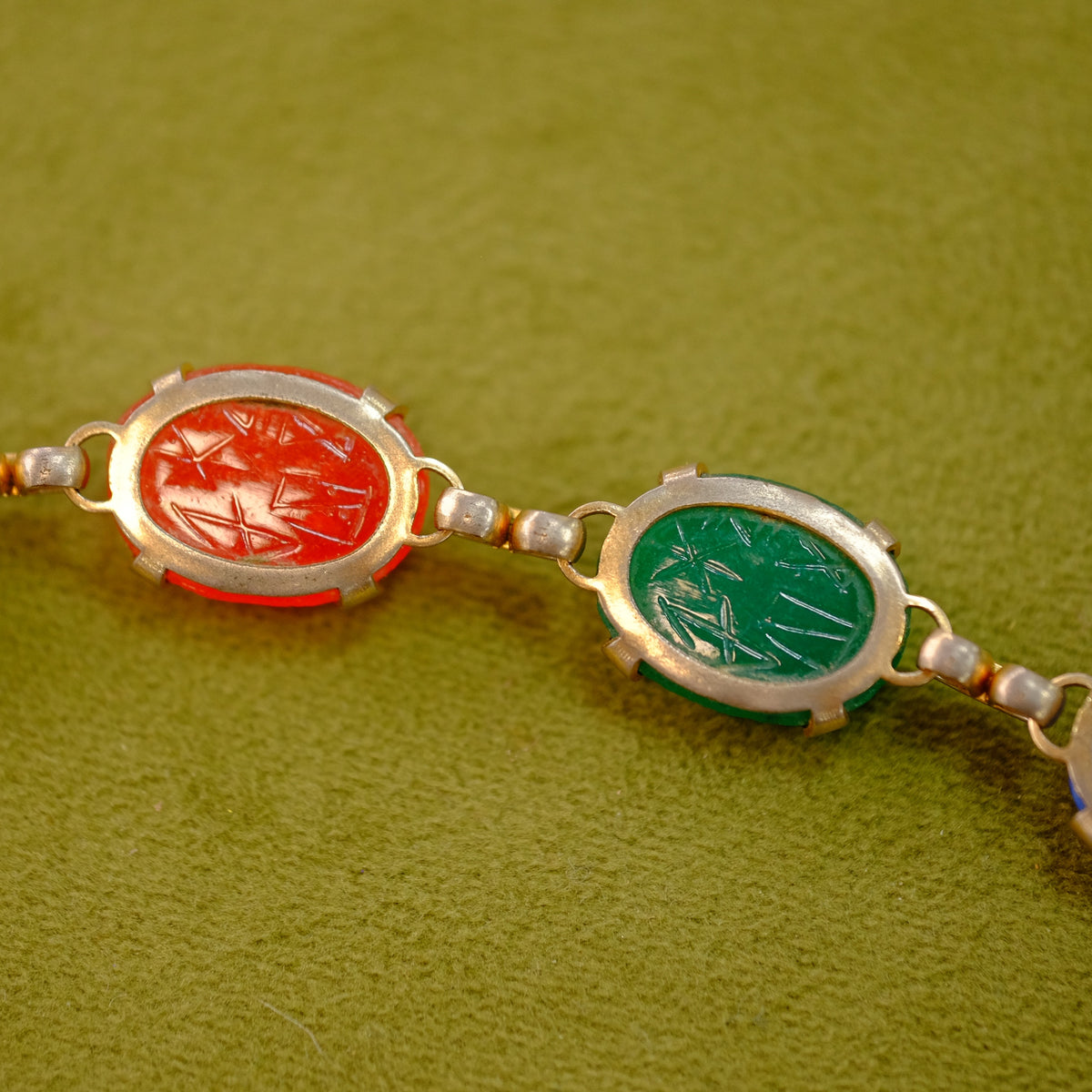 Vintage Revival Scarab Bracelet