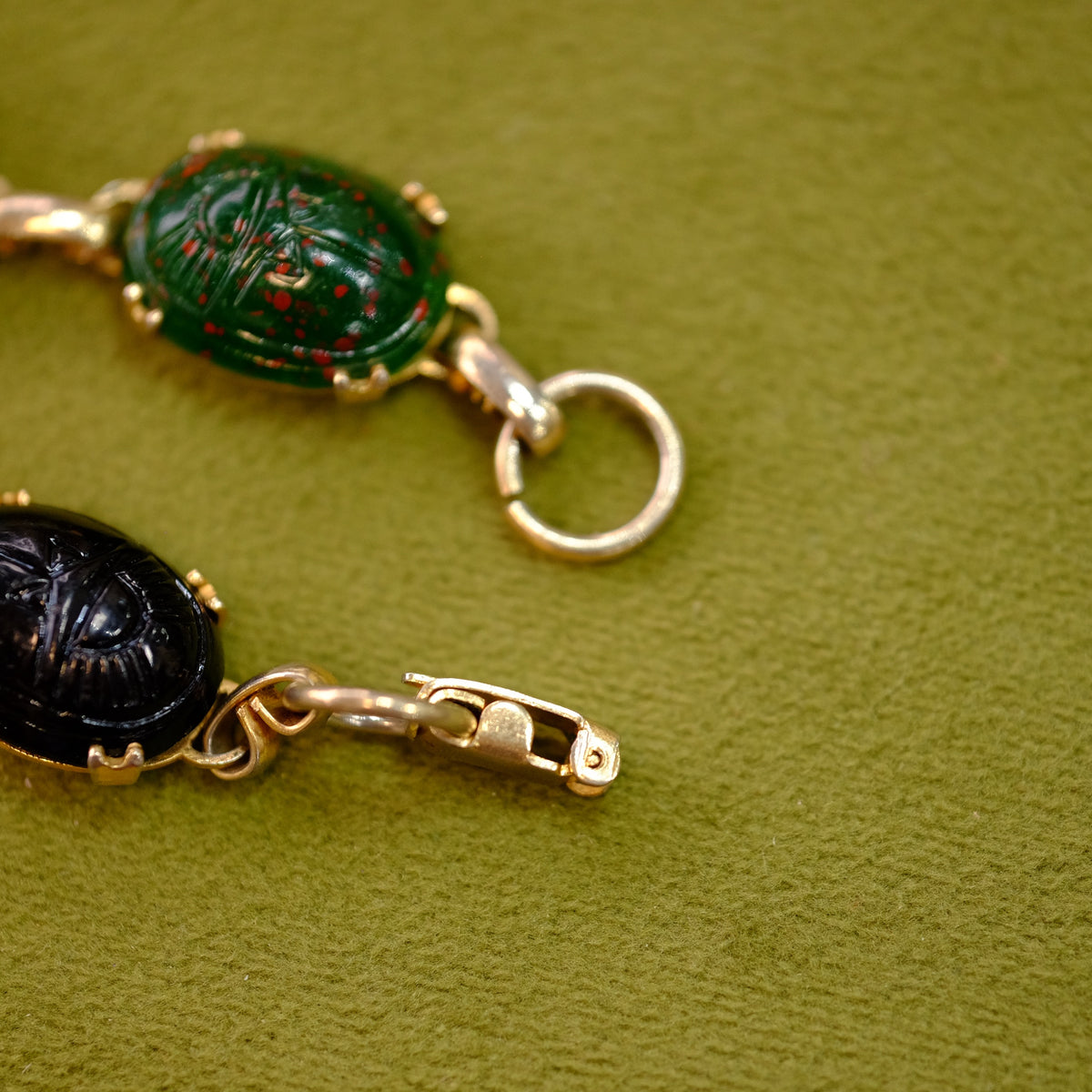 Vintage Revival Scarab Bracelet
