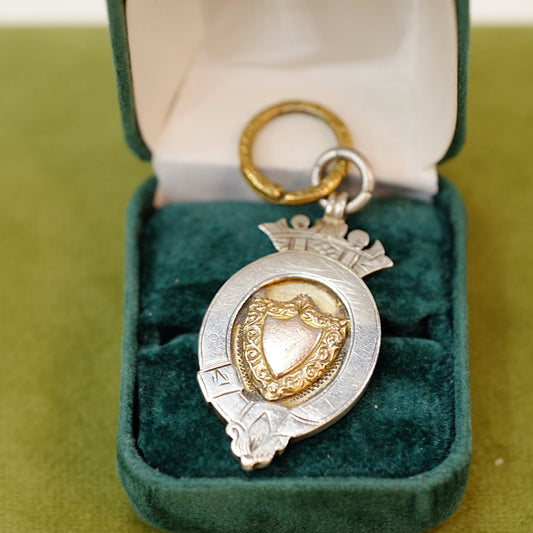 Shield Pendant English Metal 1914