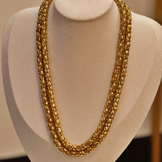 Vintage Double Chain Necklace 1930s