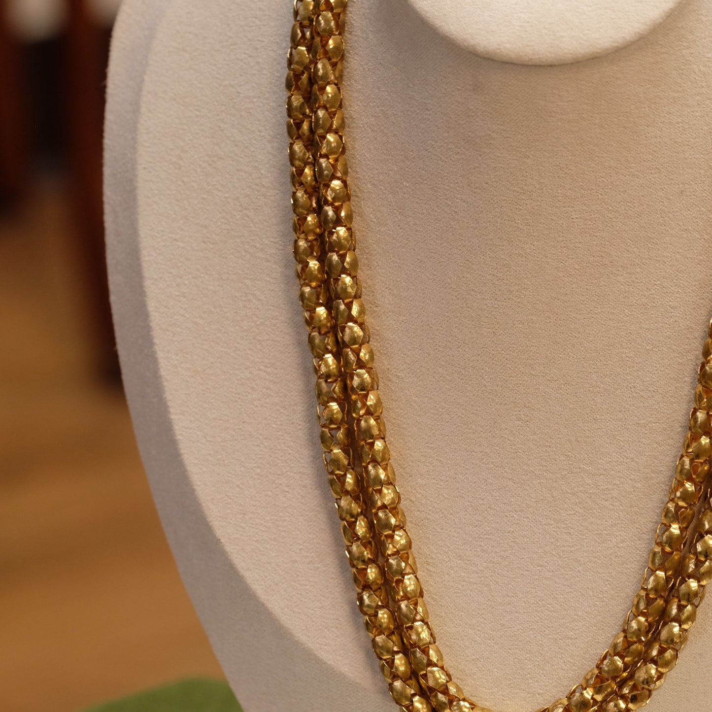Vintage Double Chain Necklace 1930s