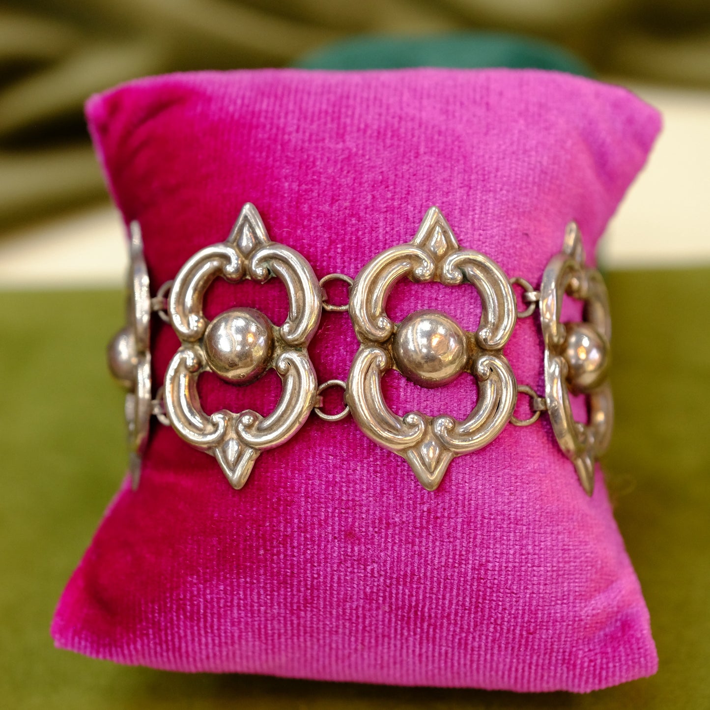 Mexico Sterling Geometric Bracelet