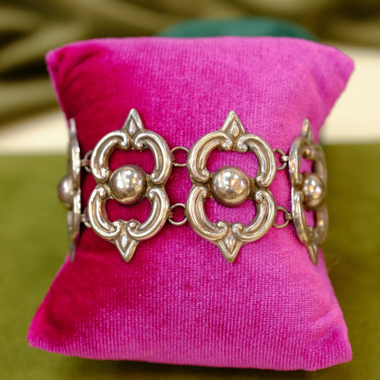Mexico Sterling Geometric Bracelet