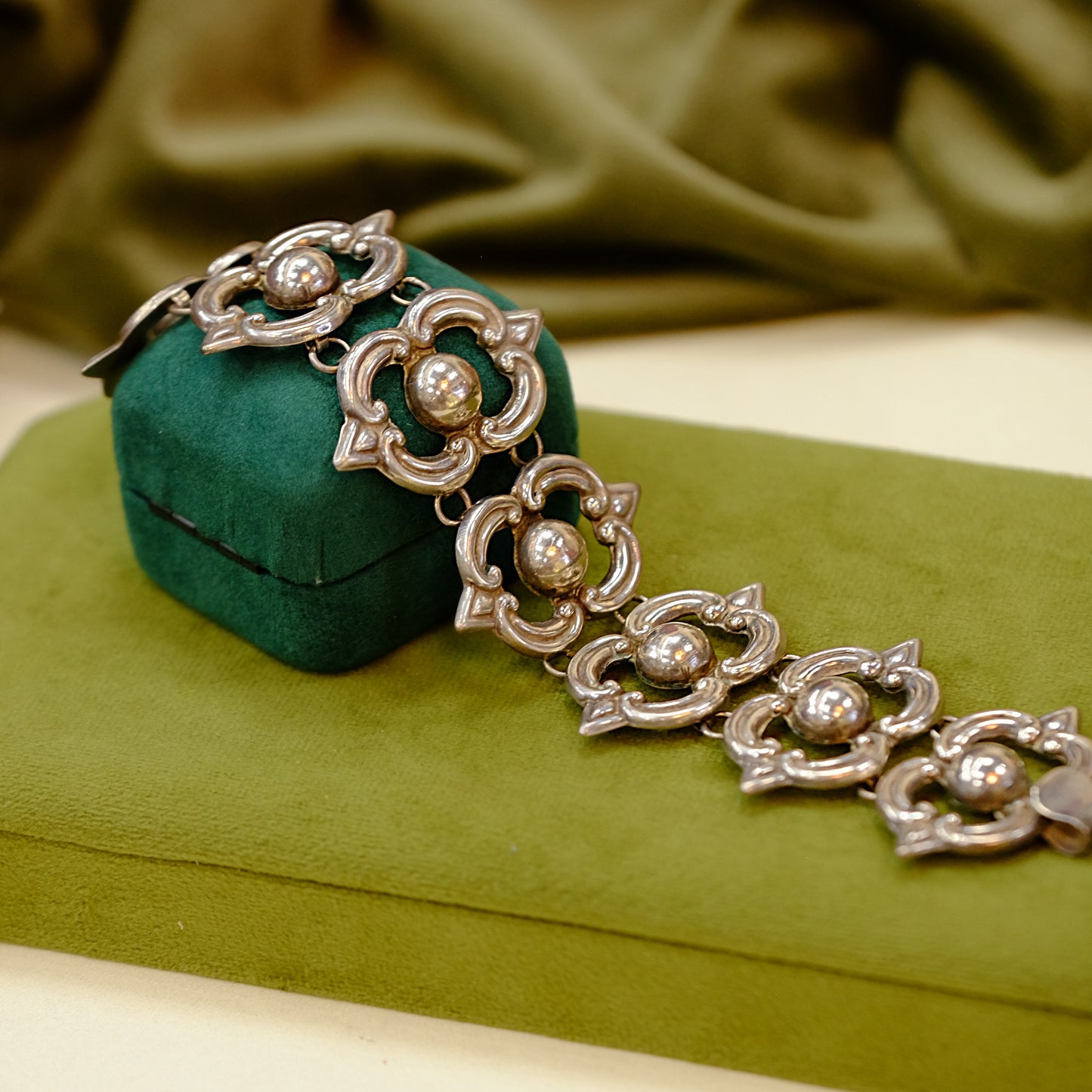 Mexico Sterling Geometric Bracelet