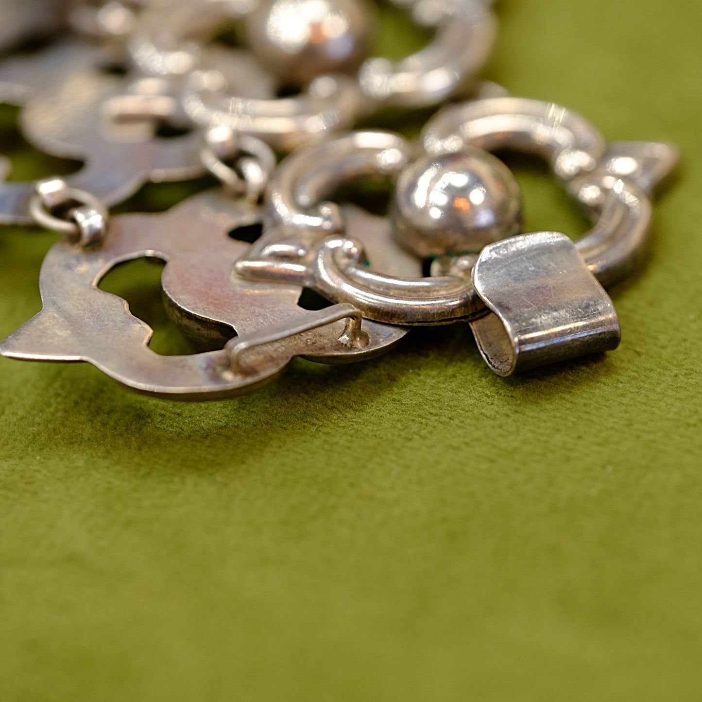 Mexico Sterling Geometric Bracelet
