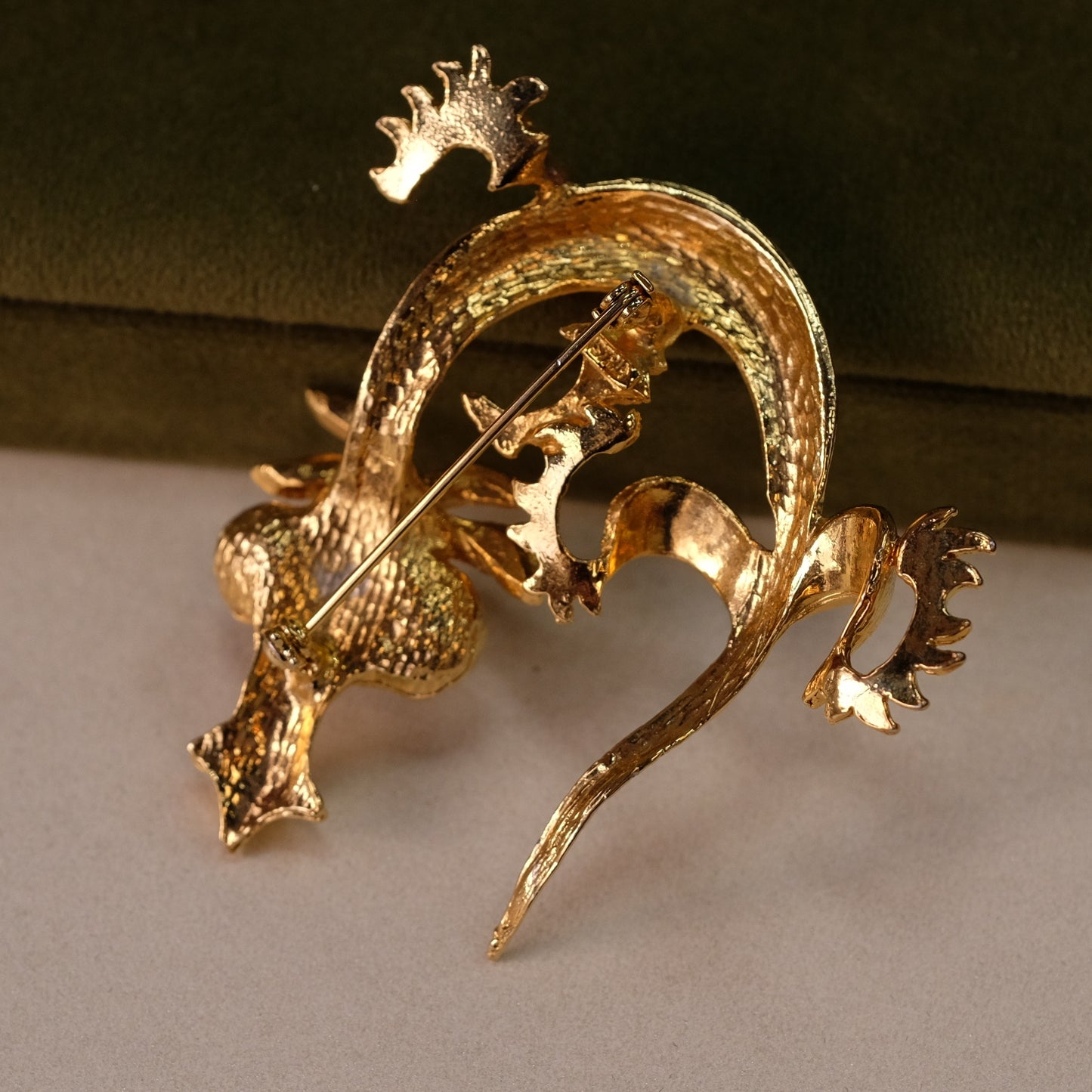 Vintage Dragon Figural Brooch