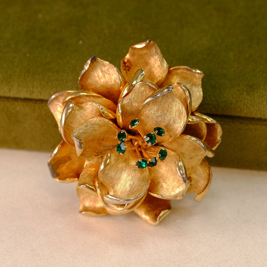 Marvella Flower Brooch 1960s
