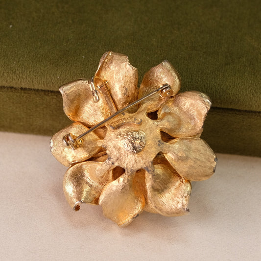 Marvella Flower Brooch 1960s