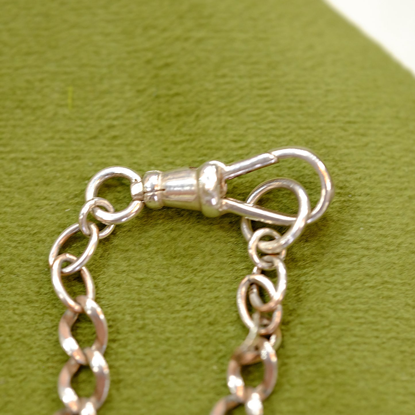 Antique Silver Watch Chain