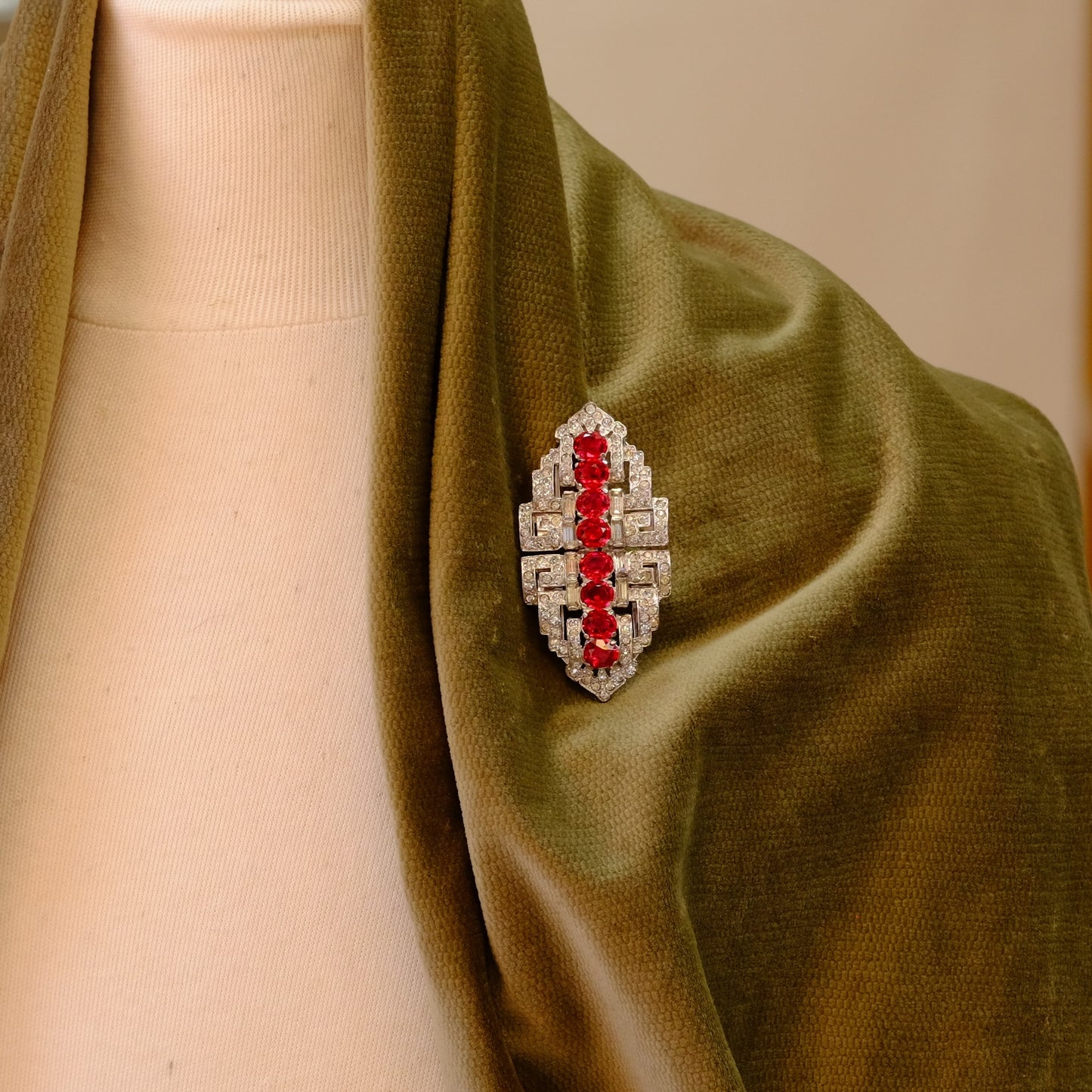 Trifari Clip Mates Duette Brooch 1940s