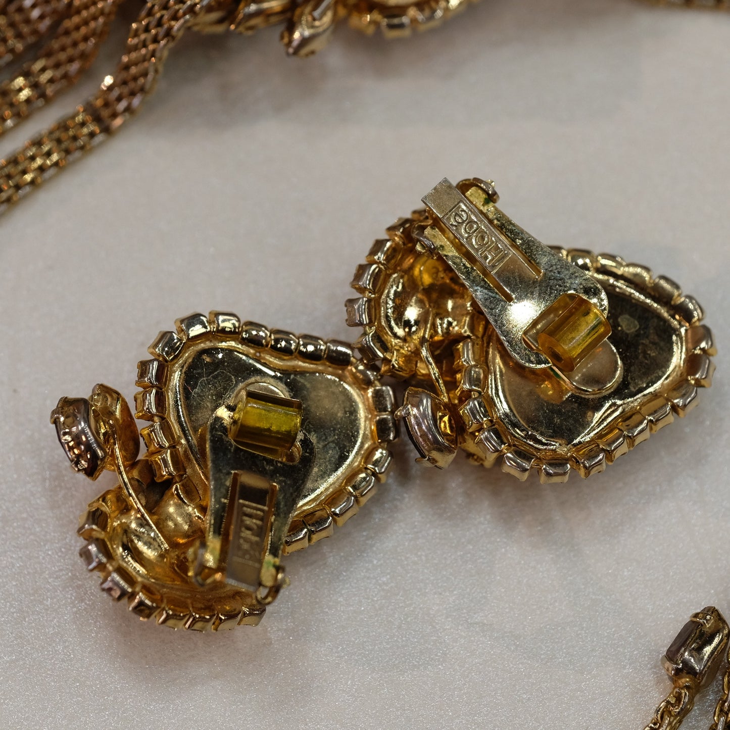 Hobe Iris Set Necklace, Bracelet, Earrings 1950s