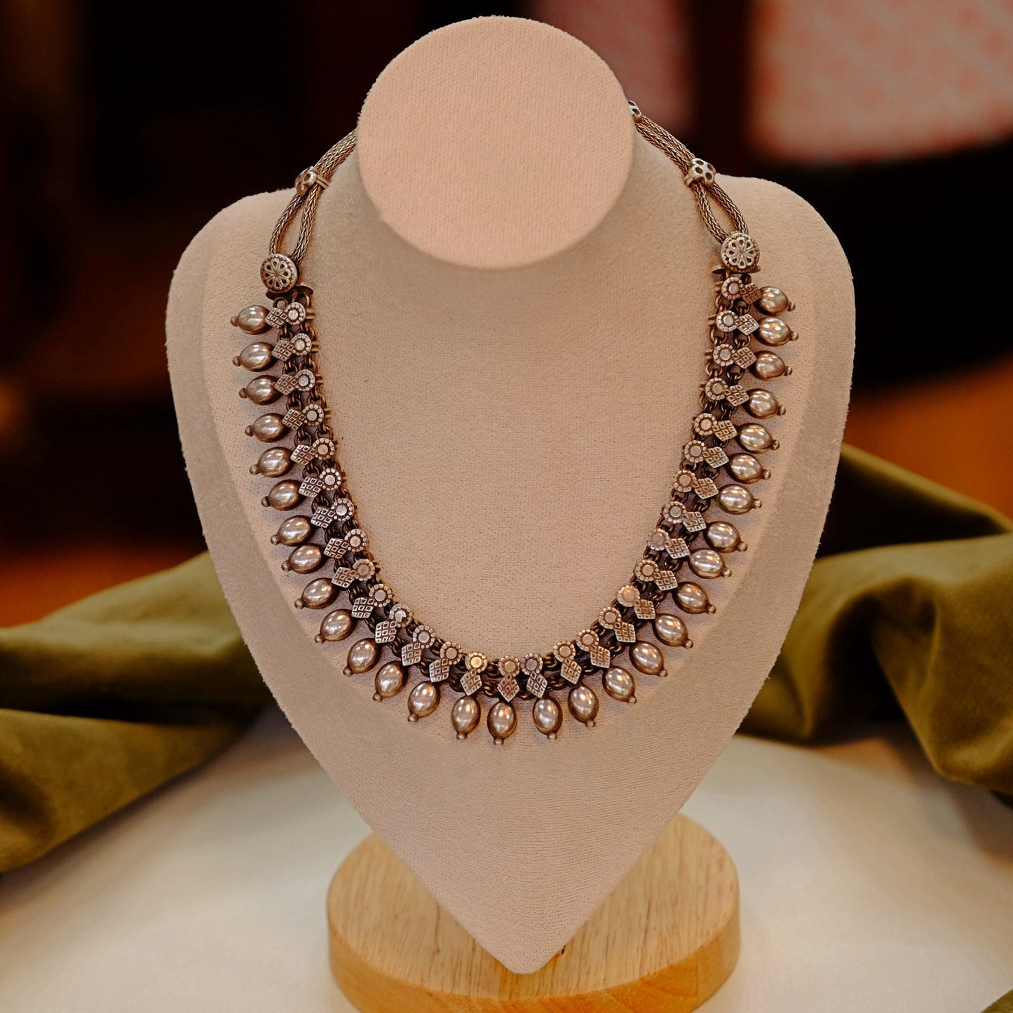 Sterling Silver Collar Necklace