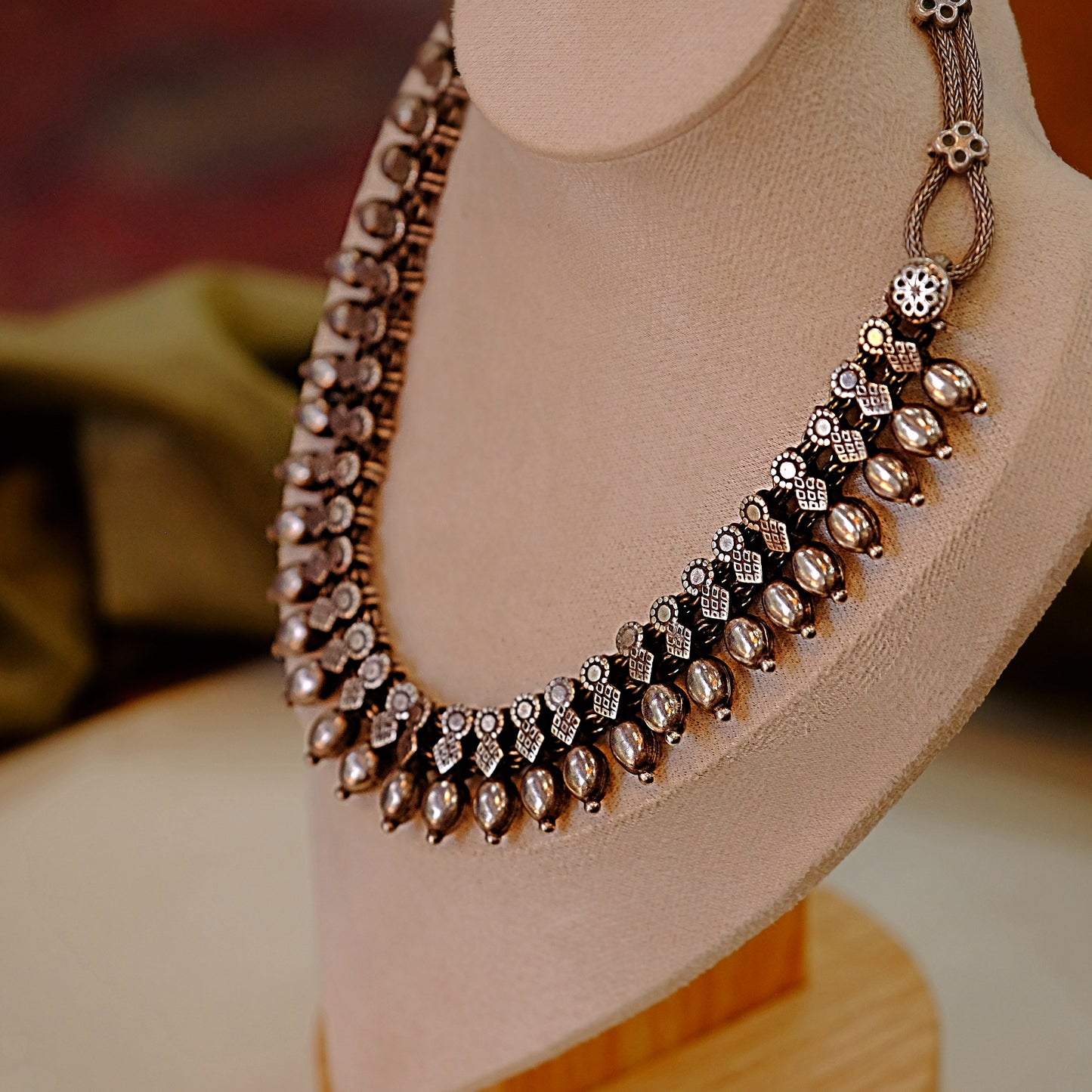 Sterling Silver Collar Necklace