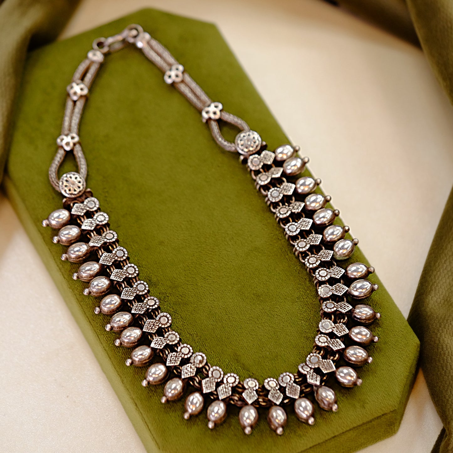 Sterling Silver Collar Necklace