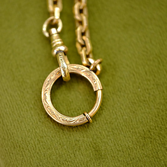 Victorian Watch Chain Rolled Gold