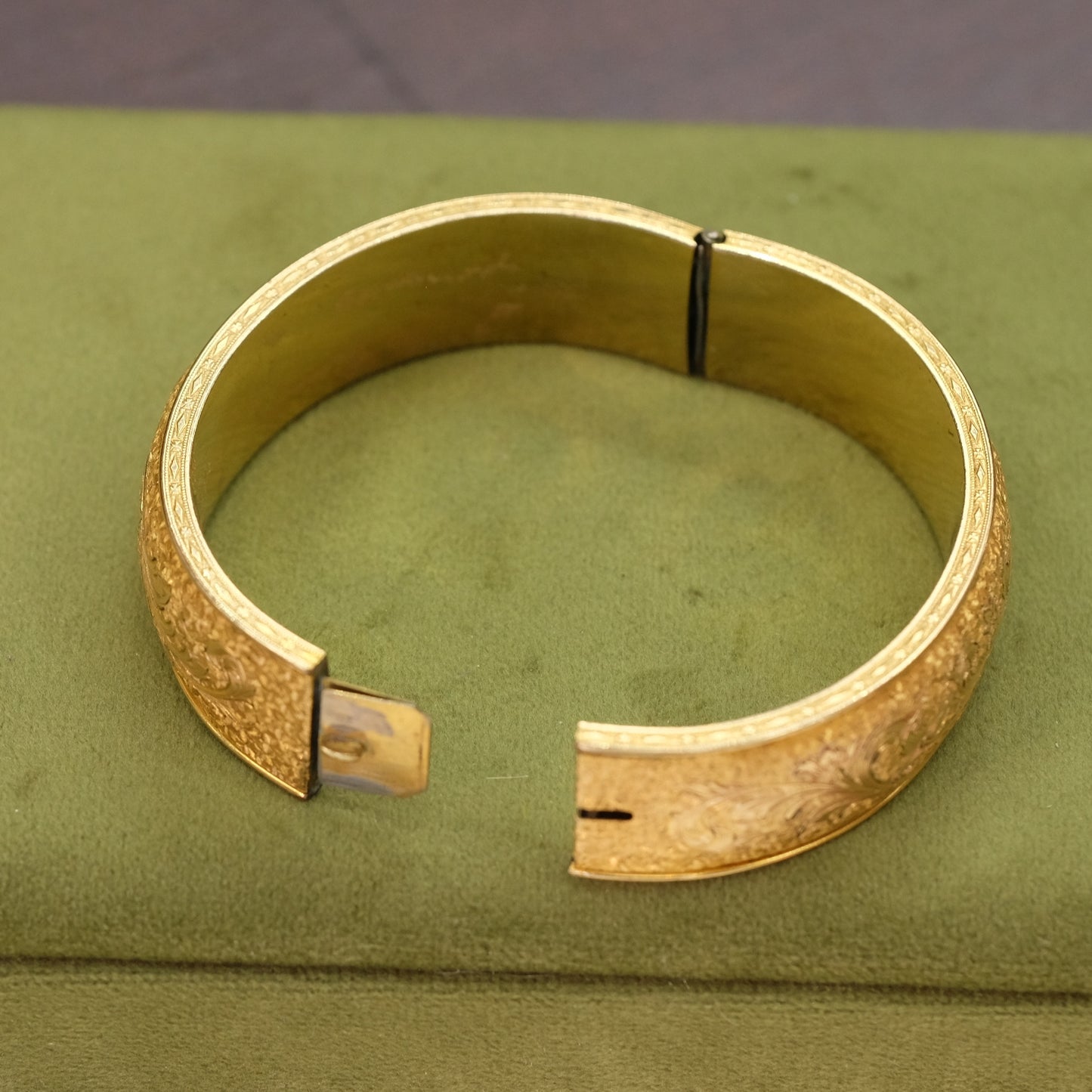 Victorian Gold Filled Bracelet etched Dunn Bros