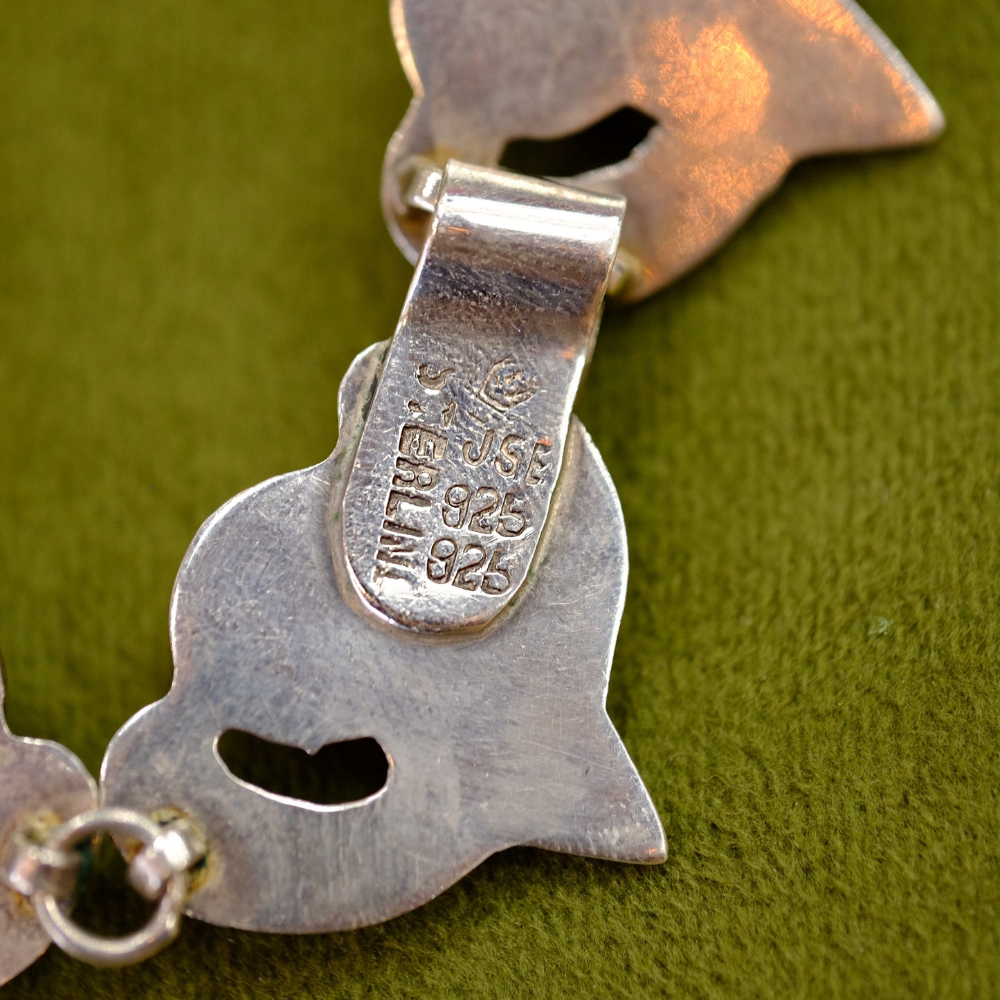 Mexico Sterling Geometric Necklace