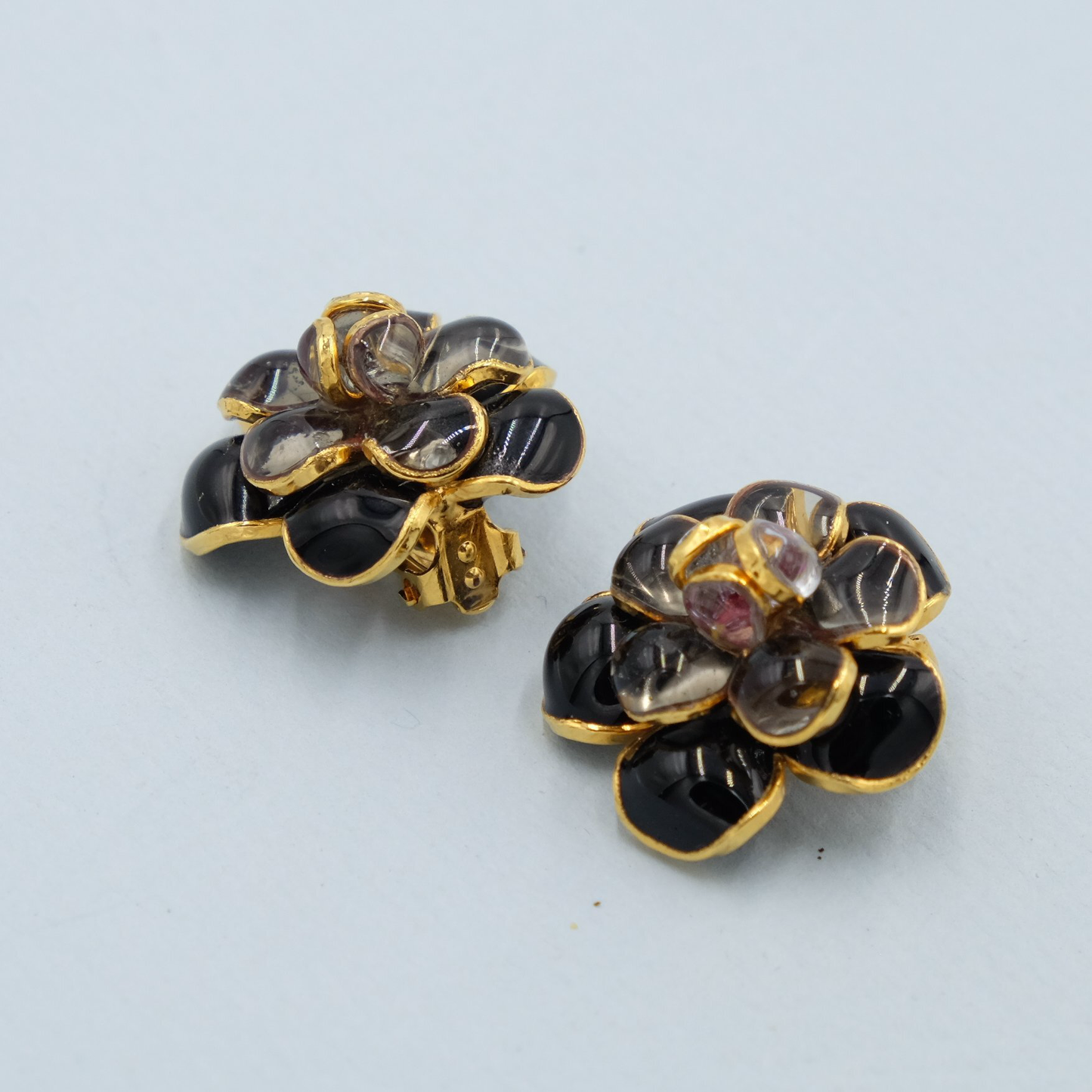 Gripoix Camelia Earrings