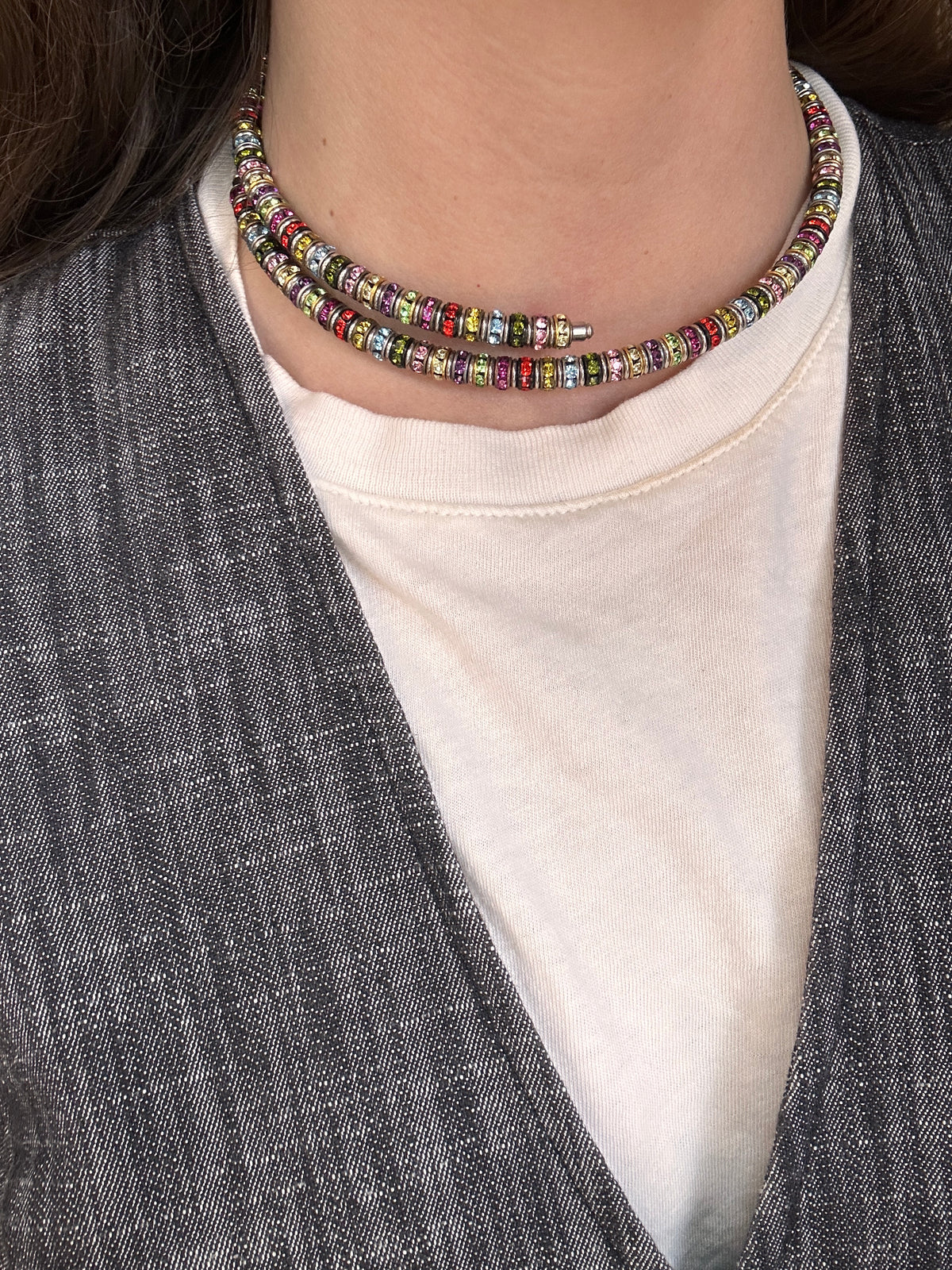 Marbouk Multi-Color Choker