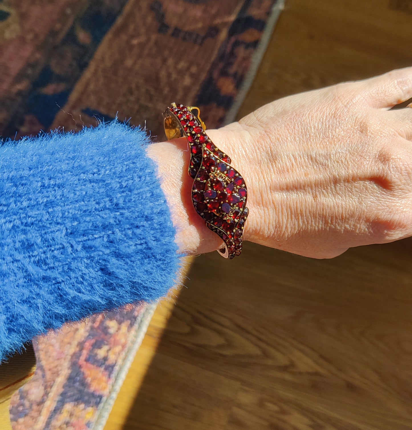 Antique Victorian Garnet Bracelet