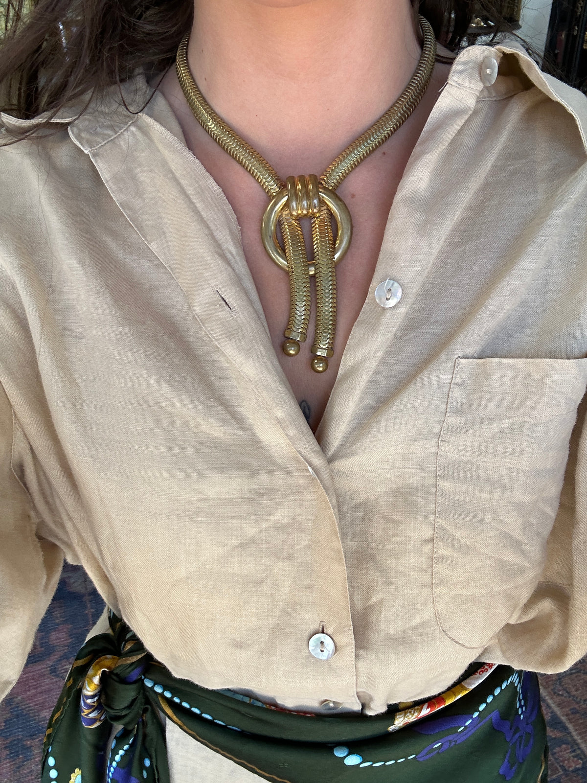 Double Mesh Necklace