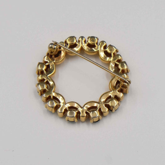 Mazer Round Pin 1940s